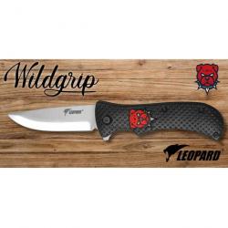 Couteau de poche Léopard Wildgrip 12 cm Bulldog