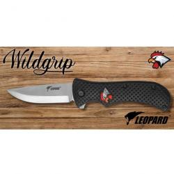 Couteau de poche Léopard Wildgrip 12 cm Coq