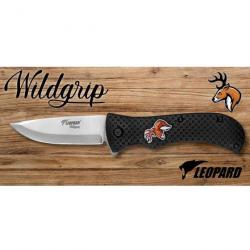 Couteau de poche Léopard Wildgrip 12 cm Cerf
