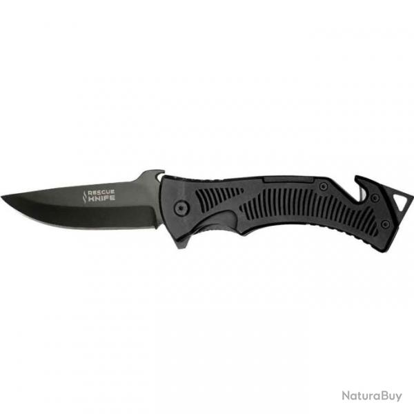 Couteau de pompier Rescue Knife Noir