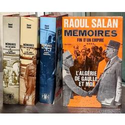 RARE : « Mémoires : fin d'un empire » de Raoul SALAN, complet les 4 volumes