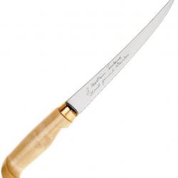 Couteau Filet  MARTTIINI Made in Finland Manche en bouleau avec Etui en Cuir MN630010071