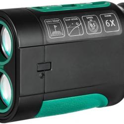 Télémètre laser 800m de portée - 6x - Etanche - Mode scanner - Noir et vert - Livraison gratuite