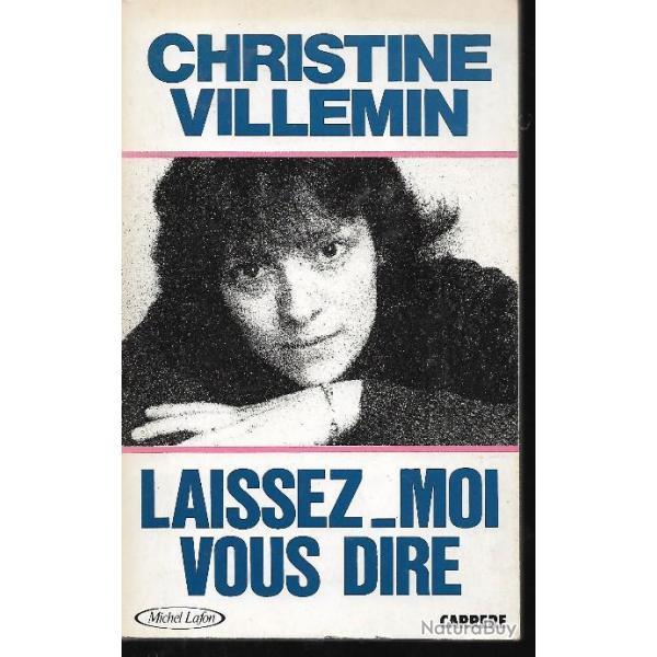 affaire grgory. laissez-moi vous dire par christine villemin