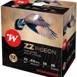 Winchester ZZ Pigeon C.12/70 36 g Boîte de 25