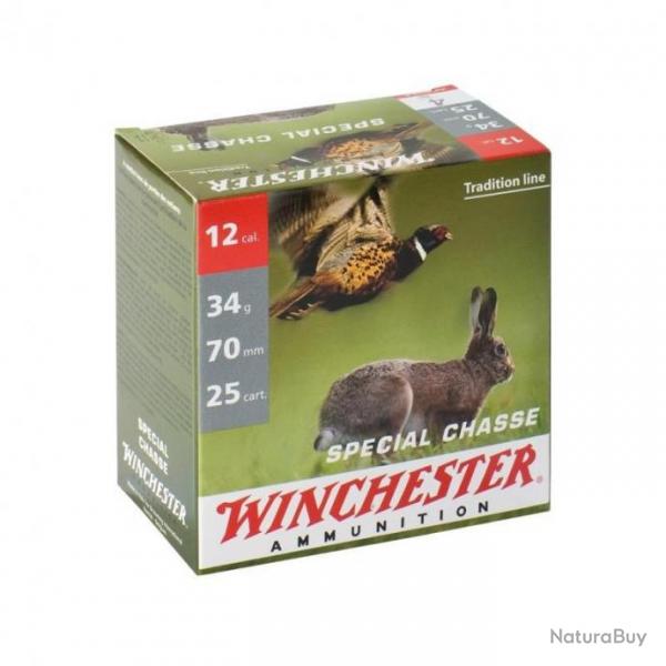 Winchester Spcial Chasse C.12/70 34g plombs nickels
