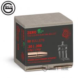 50 Ogives GECO Cal 30 136gr Zero