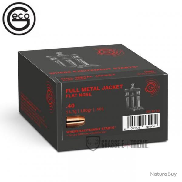 Ogives GECO Cal 40S&W 180gr FMJ (x200)