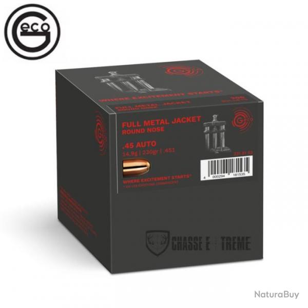 Ogives GECO Cal 45 Acp 230gr FMJ (x200)