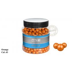 UMAREX T4E - Billes de peinture Bio - Pot de 500 .43 Orange