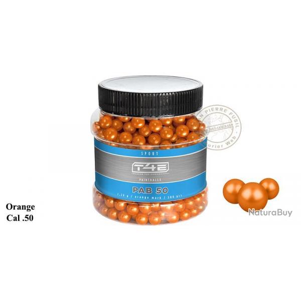 UMAREX T4E - Billes de peinture Bio - Pot de 500 .50 Orange