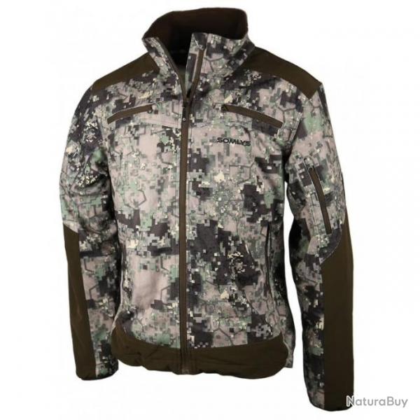 Veste de Chasse Stretch Digital Vert