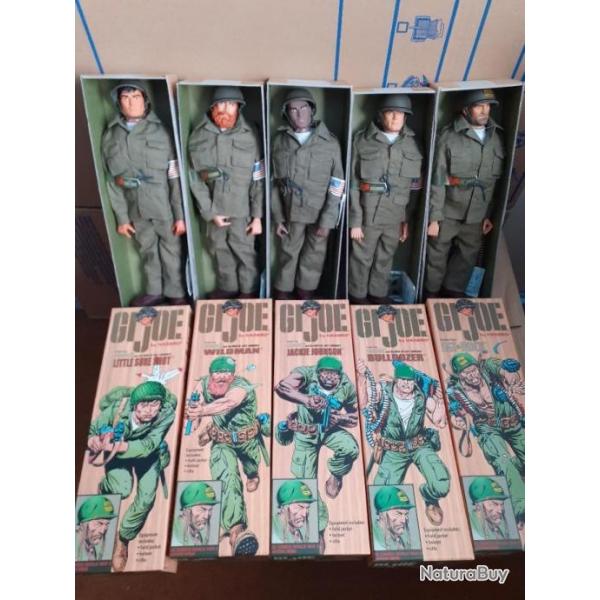 5 figurines tirees de la BD:Sergent ROCK.