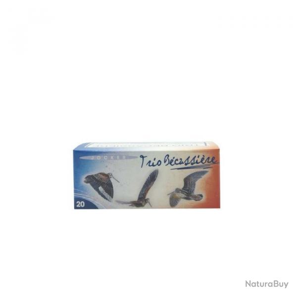 Bote de 10 Cartouches Jocker Trio Bcassire 30 BJ - Cal. 20/70 - PB 8/9/10 - Par 1