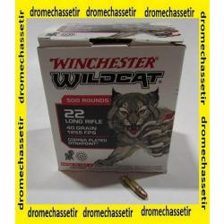 boite 500 cartouches 22lr Winchester WILDCAT, DYNAPOINT40 grains