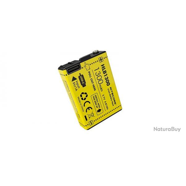 NITECORE - NCHLB1300 - BATTERIE HLB1300 POUR UT27 ET UT27PRO