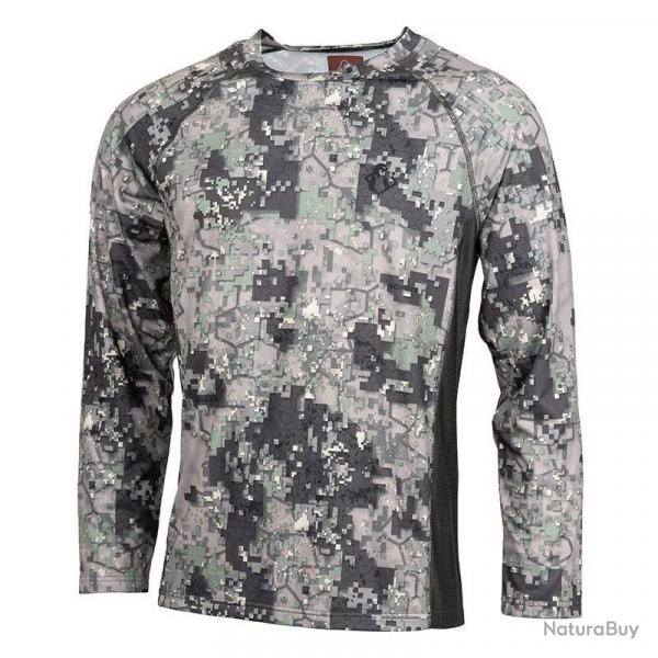 Tee shirt ML stretch DIgital vert