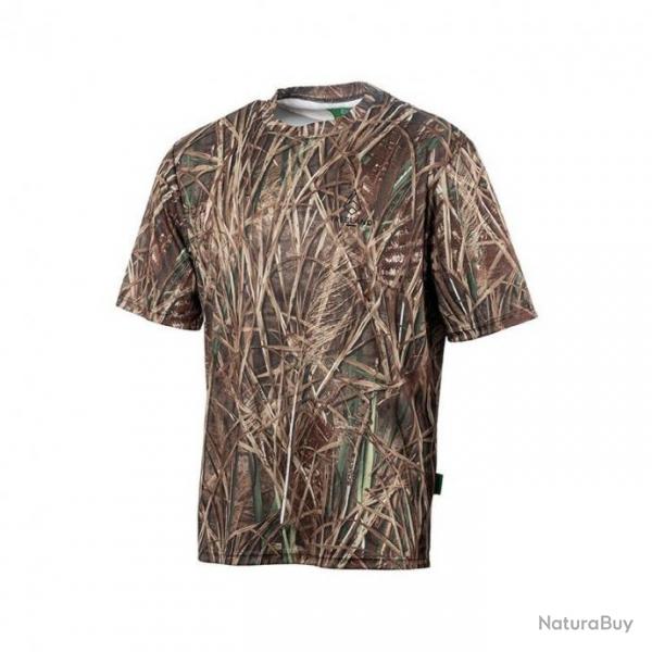 Tee shirt camouflage roseaux