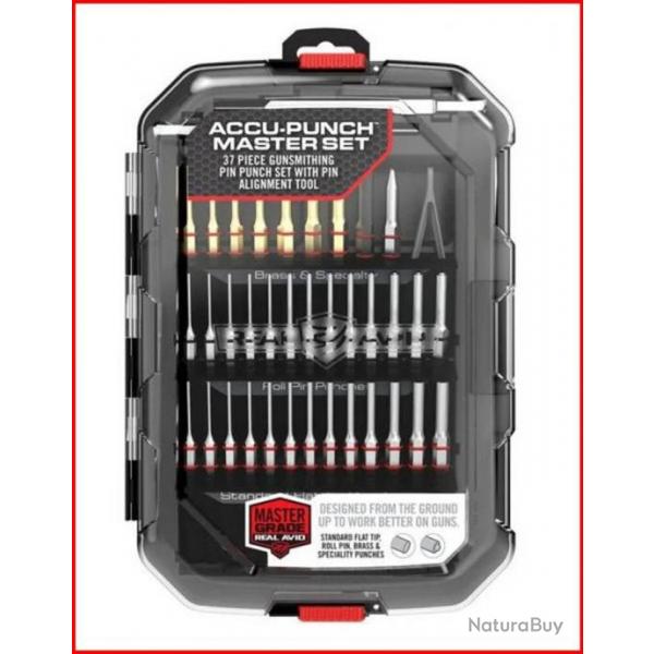 Set de chasse goupille REAL AVID 37 pices 