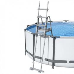 Échelle de piscine de sécurité à 4 marches Flowclear 132 cm