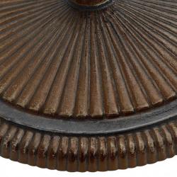 Socle de parasol Bronze 45x45x30 cm Fonte