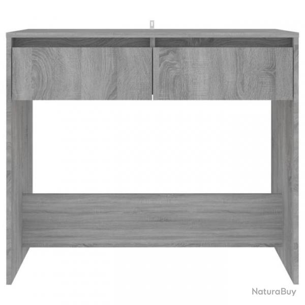 Table console Sonoma gris 89x41x76,5 cm Acier