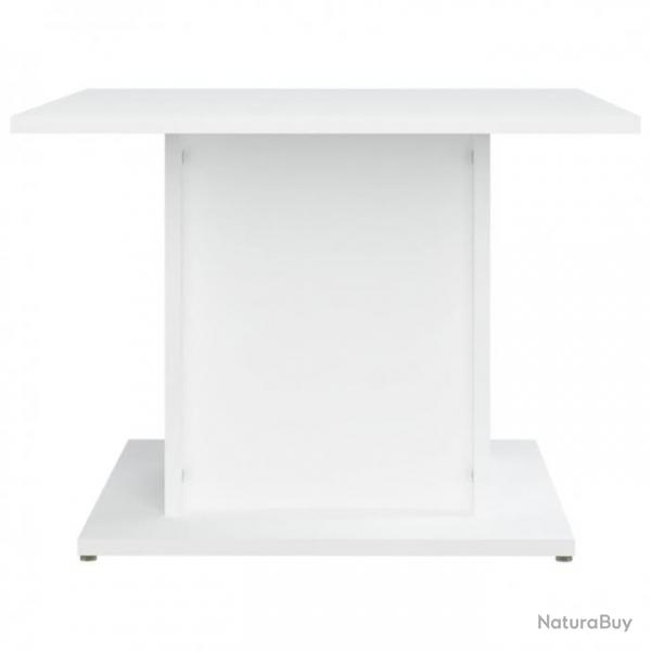 Table basse Blanc 55,5x55,5x40 cm Agglomr
