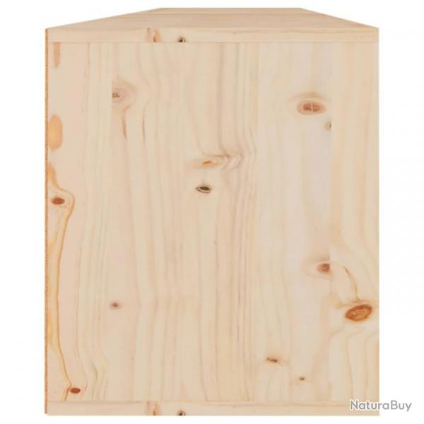 Armoires murales 2 pcs 80x30x35 cm Bois de pin massif