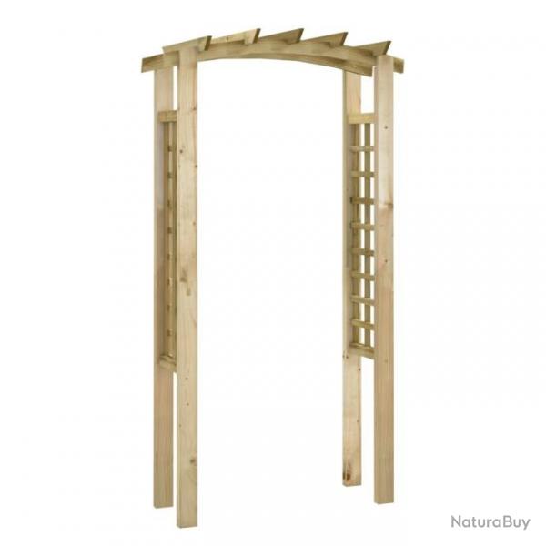 Arche en treillis 110x60x220 cm Bois de pin massif imprgn