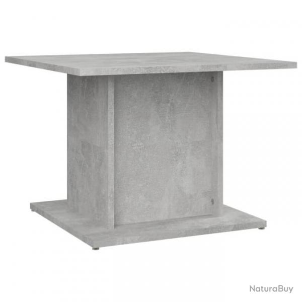 Table basse Gris bton 55,5x55,5x40 cm Agglomr