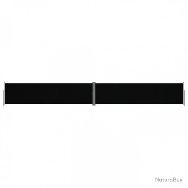 Auvent latral rtractable Noir 160x1200 cm