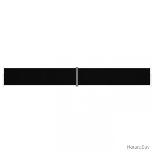 Auvent latral rtractable Noir 160x1200 cm