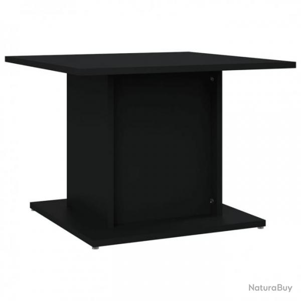 Table basse Noir 55,5x55,5x40 cm Agglomr
