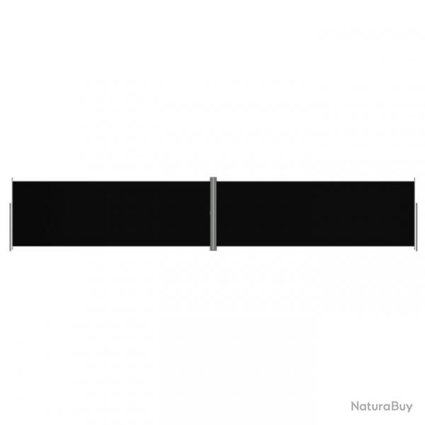 Auvent latral rtractable Noir 220x1200 cm