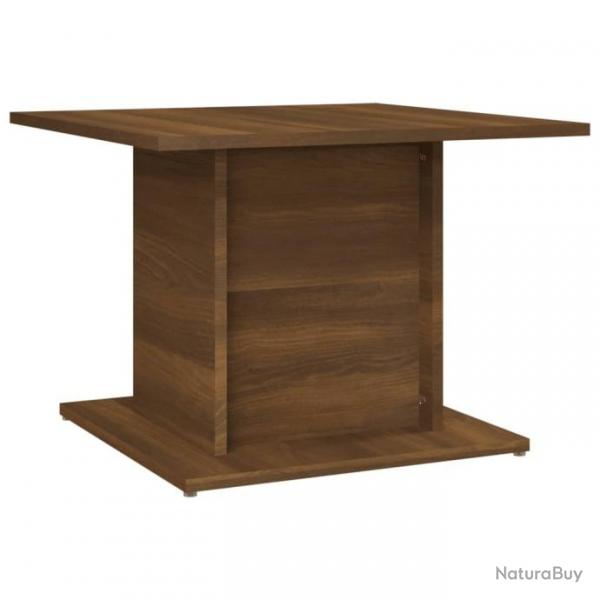 Table basse Chne marron 55,5x55,5x40 cm Agglomr