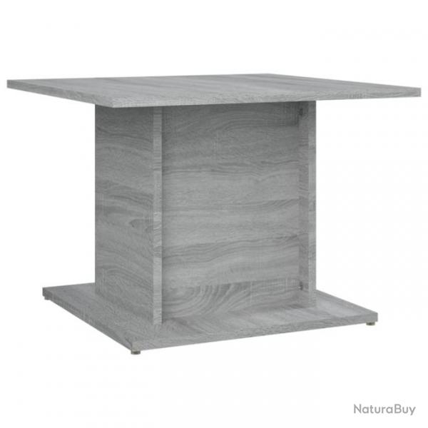 Table basse Gris Sonoma 55,5x55,5x40 cm Agglomr