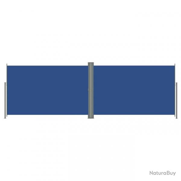 Auvent latral rtractable Bleu 220x600 cm