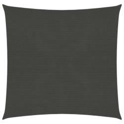 Voile d'ombrage 160 g/m² Anthracite 7x7 m PEHD