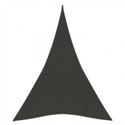 Voile d'ombrage 160 g/m² Anthracite 5x7x7 m PEHD