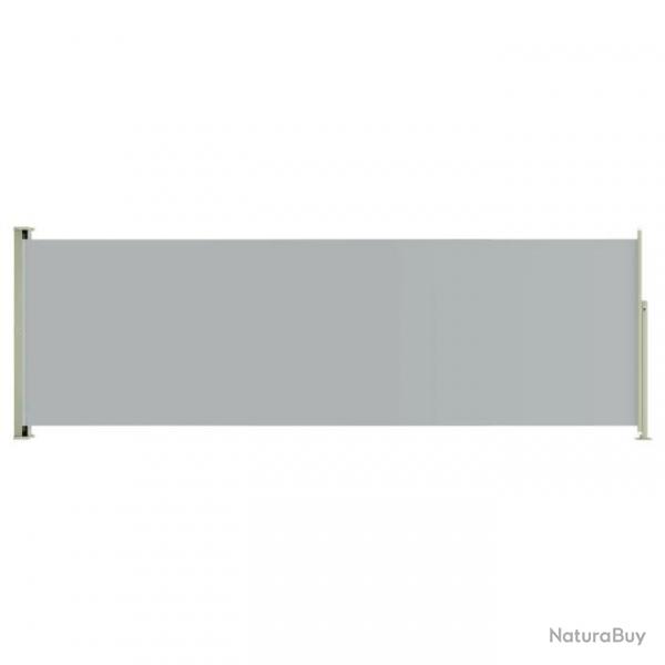 Auvent latral rtractable de patio 200x600 cm Gris