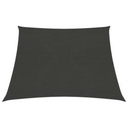 Voile d'ombrage 160 g/m² Anthracite 4/5x4 m PEHD