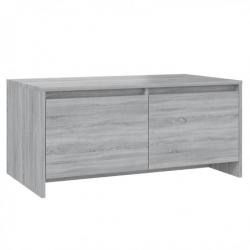 Table basse Sonoma gris 90x50x41,5 cm Aggloméré