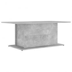 Table basse Gris béton 102x55,5x40 cm Aggloméré