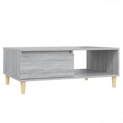 Table basse Sonoma gris 90x60x35 cm Aggloméré