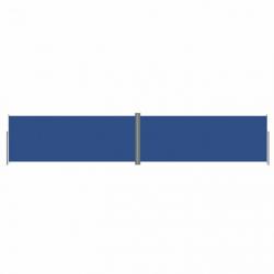 Auvent latéral rétractable Bleu 200x1000 cm