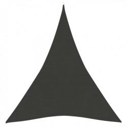 Voile d'ombrage 160 g/m² Anthracite 5x6x6 m PEHD