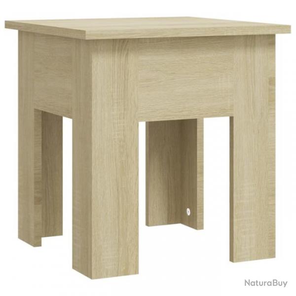 Table basse Chne Sonoma 40x40x42 cm Agglomr