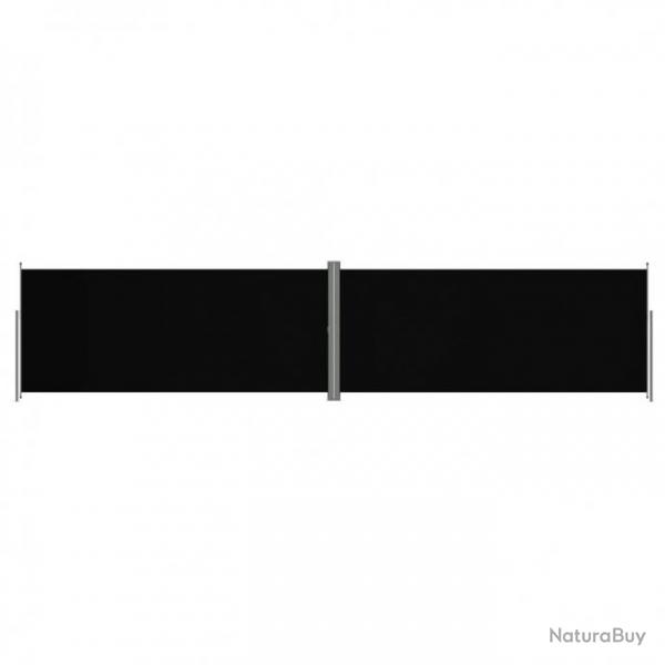 Auvent latral rtractable Noir 220x1000 cm