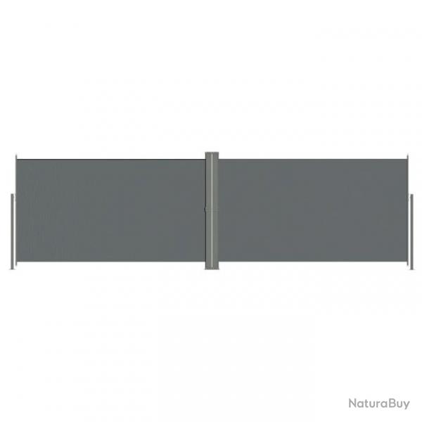 Auvent latral rtractable Anthracite 180x600 cm