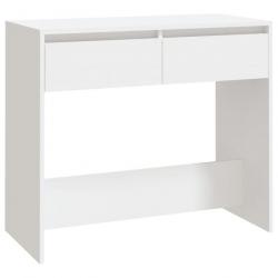 Table console Blanc 89x41x76,5 cm Acier